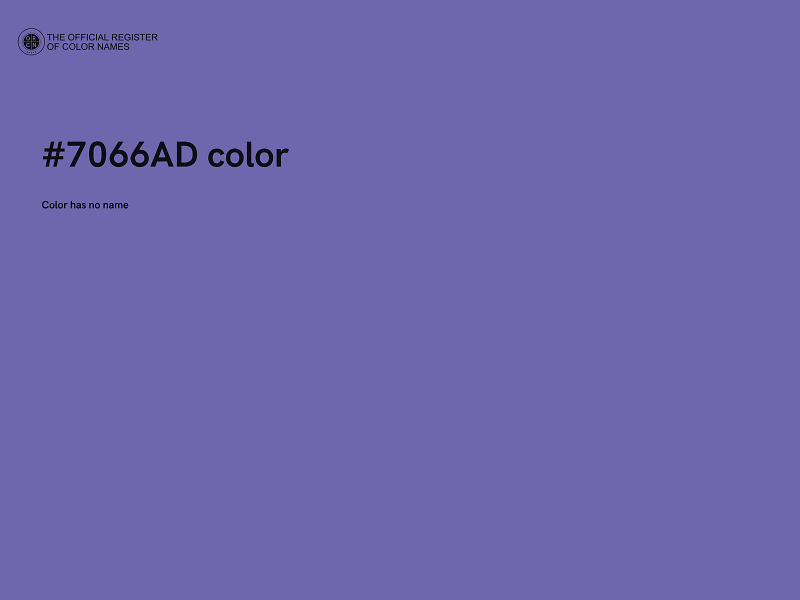 #7066AD color image