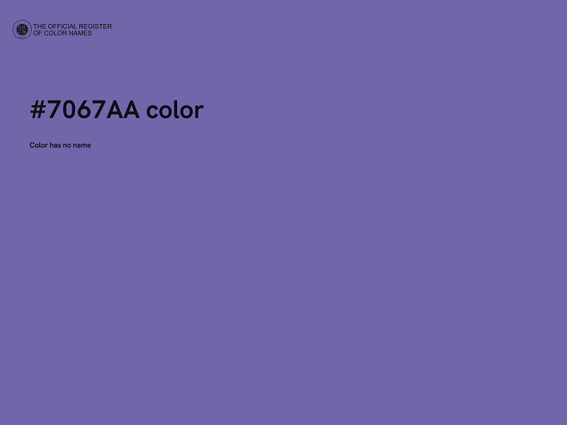 #7067AA color image