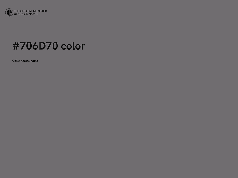 #706D70 color image