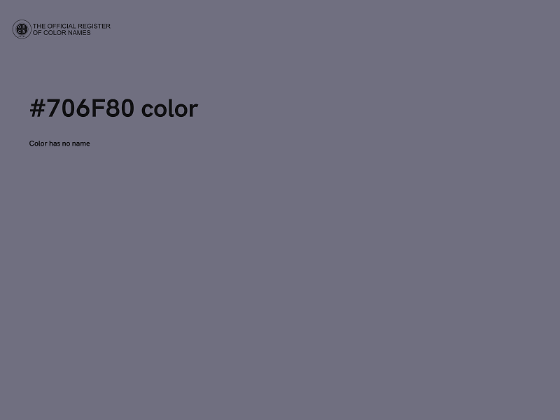 #706F80 color image