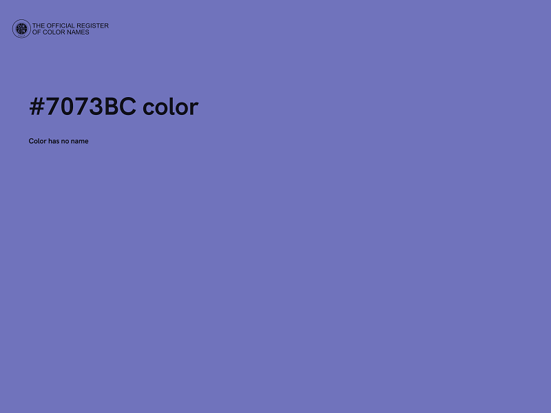 #7073BC color image