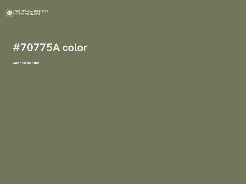 #70775A color image