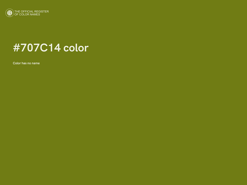 #707C14 color image