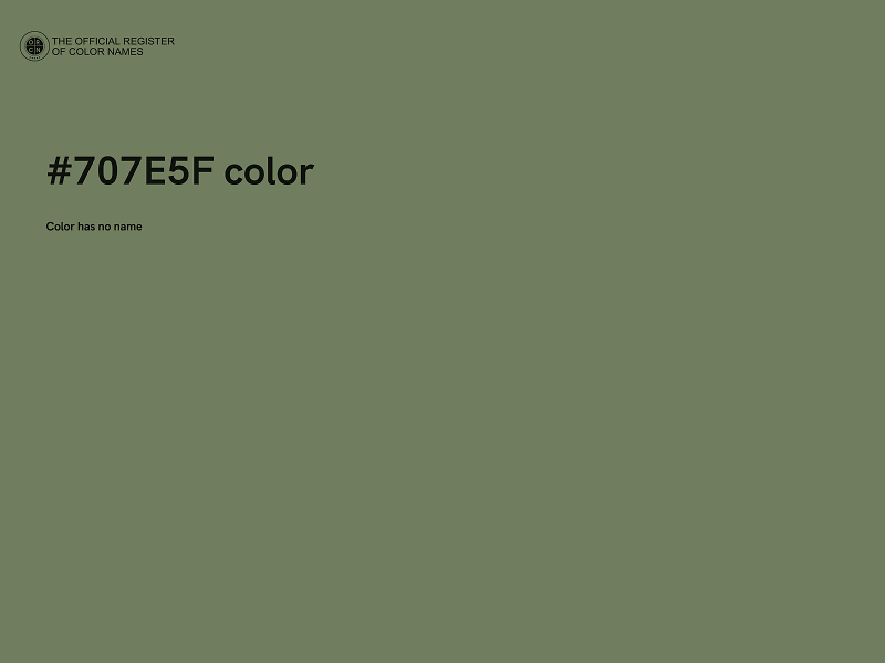 #707E5F color image