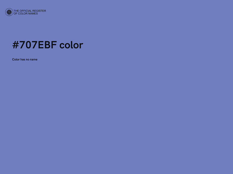 #707EBF color image