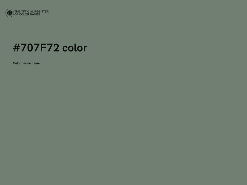 #707F72 color image