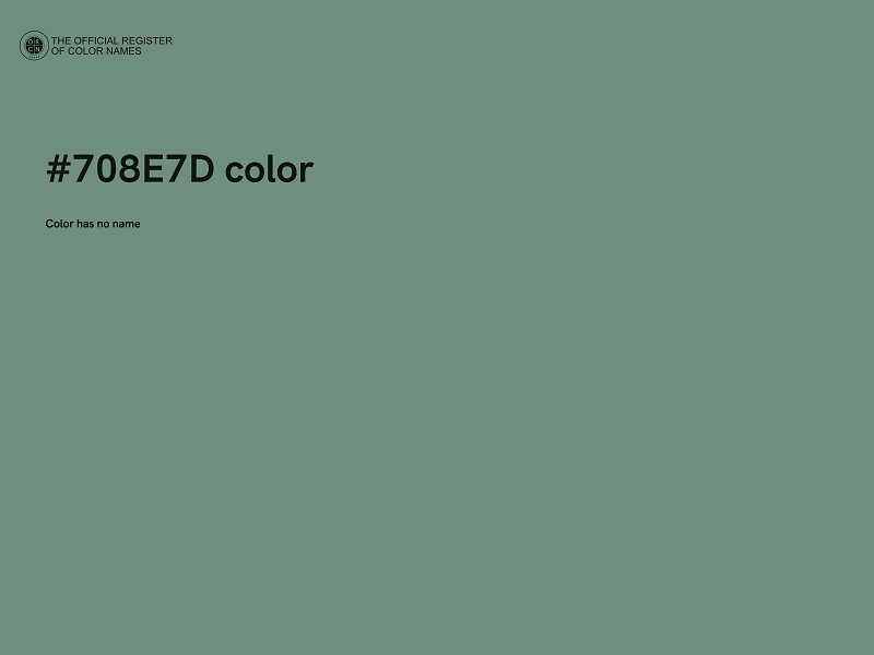 #708E7D color image