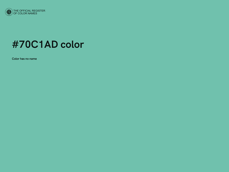 #70C1AD color image