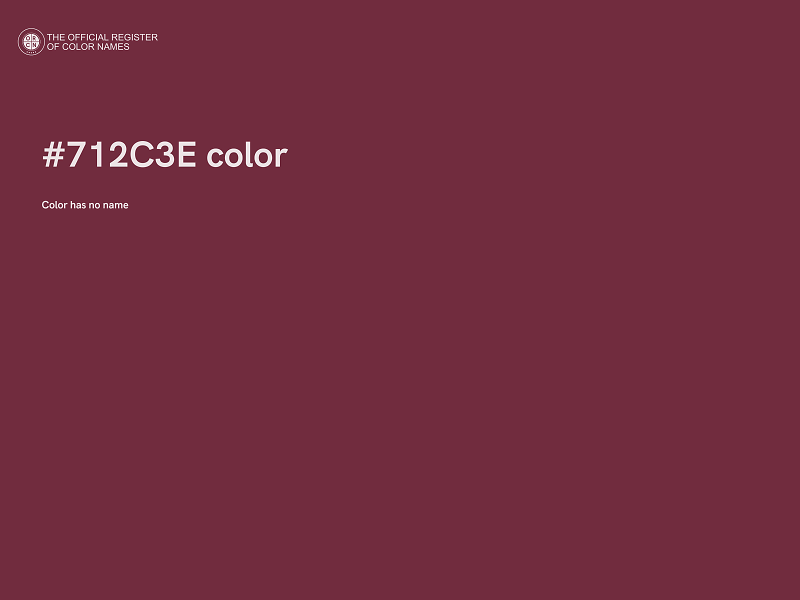 #712C3E color image