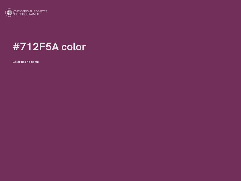 #712F5A color image