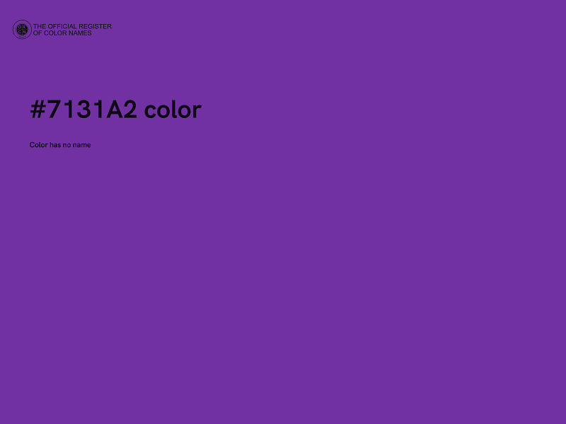 #7131A2 color image