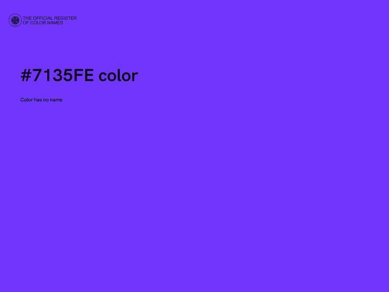 #7135FE color image