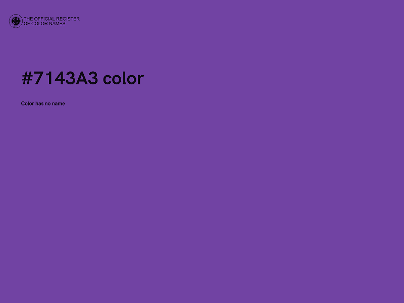 #7143A3 color image