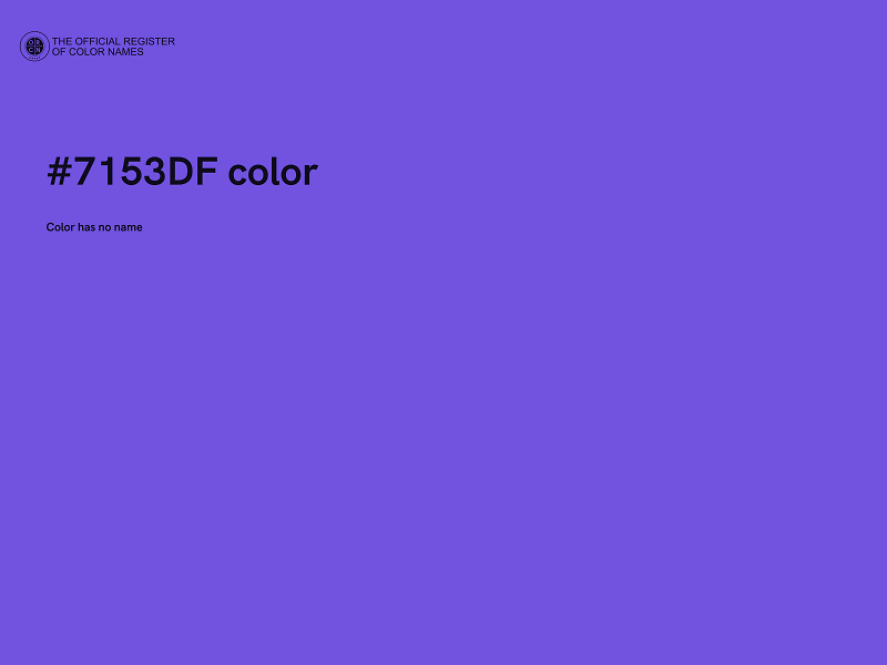 #7153DF color image