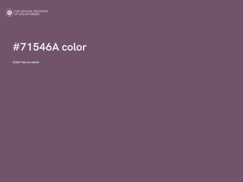 #71546A color image