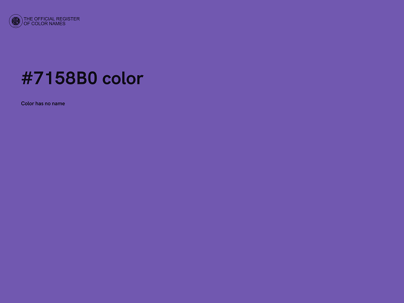 #7158B0 color image