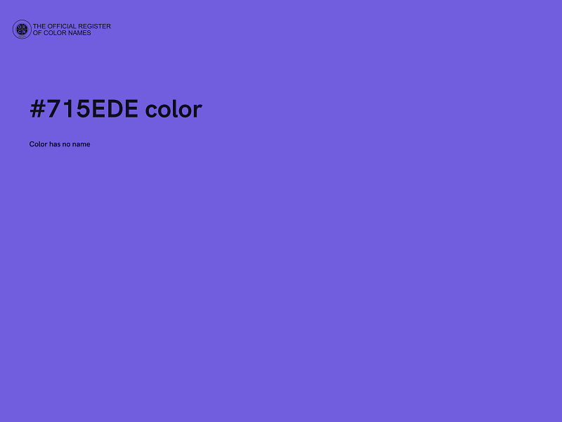 #715EDE color image