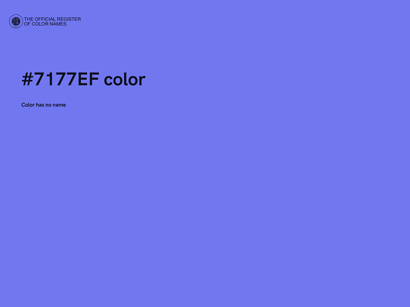 #7177EF color image