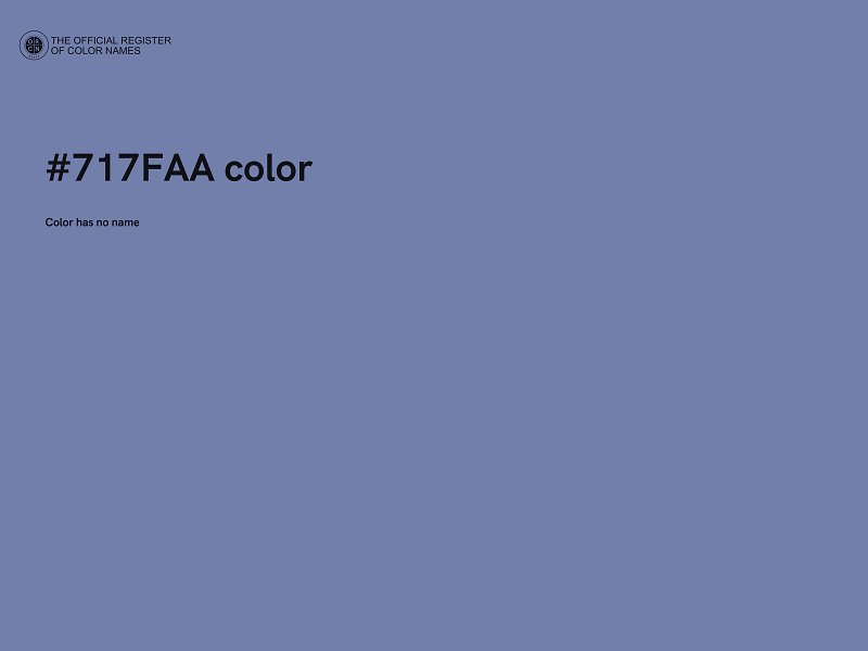 #717FAA color image