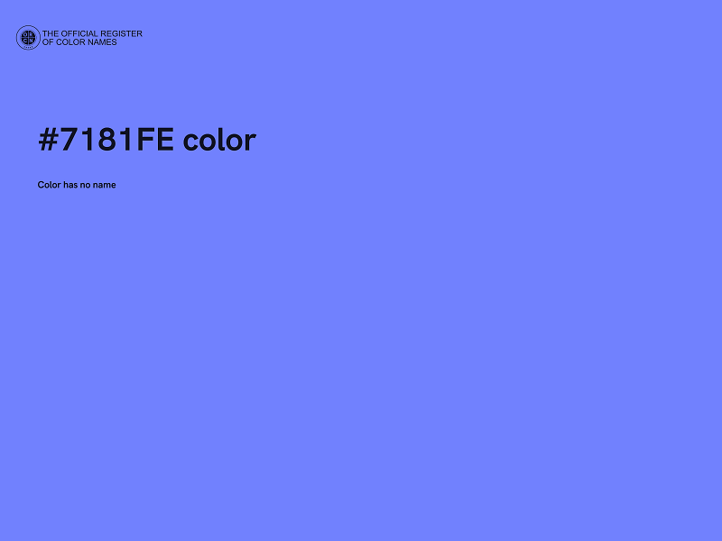 #7181FE color image