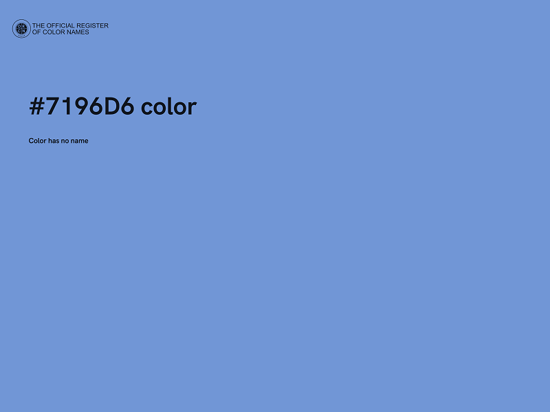 #7196D6 color image