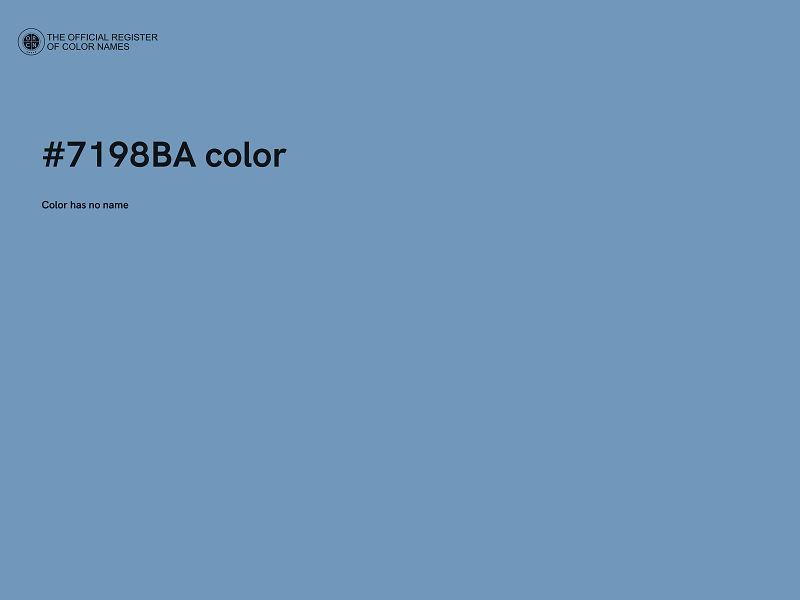 #7198BA color image