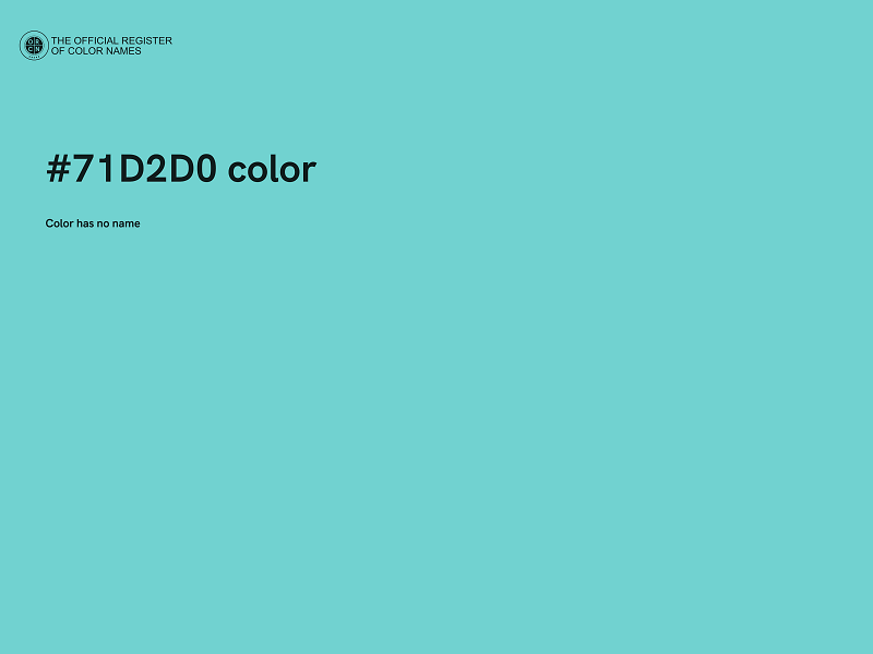 #71D2D0 color image