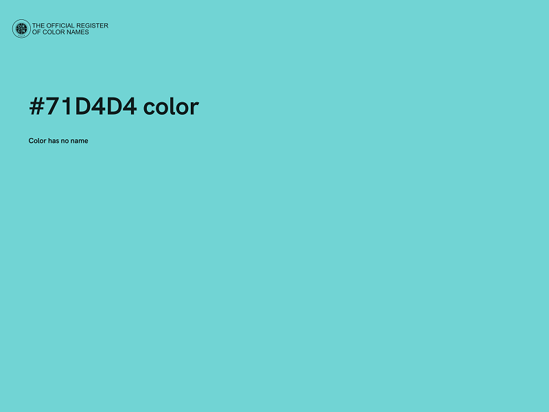 #71D4D4 color image