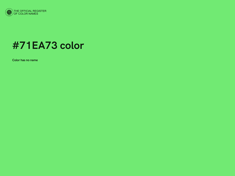 #71EA73 color image