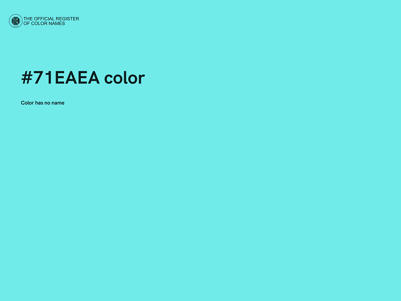 #71EAEA color image