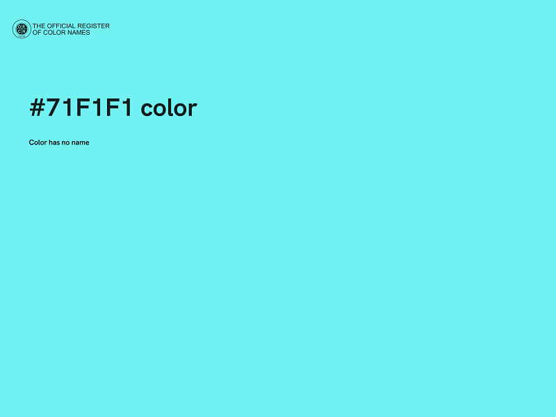 #71F1F1 color image