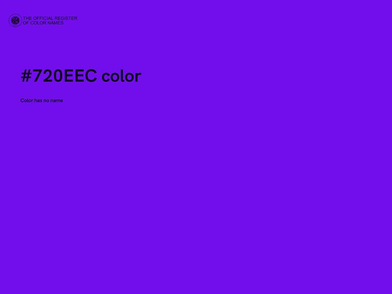 #720EEC color image