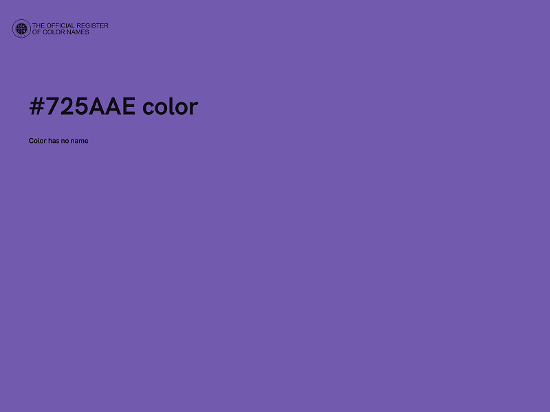 #725AAE color image