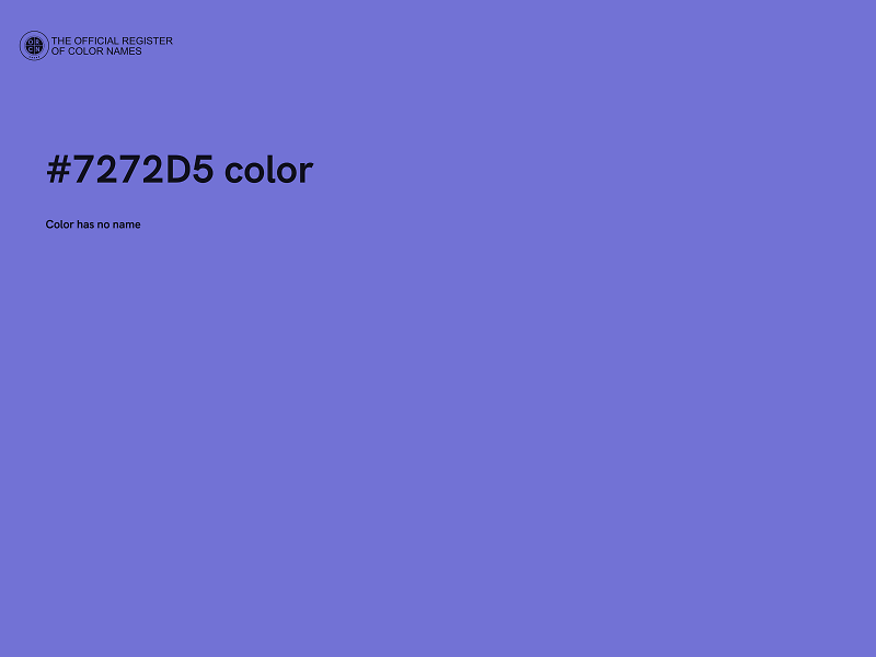 #7272D5 color image