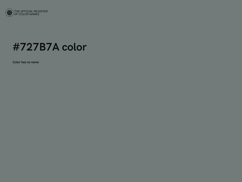 #727B7A color image