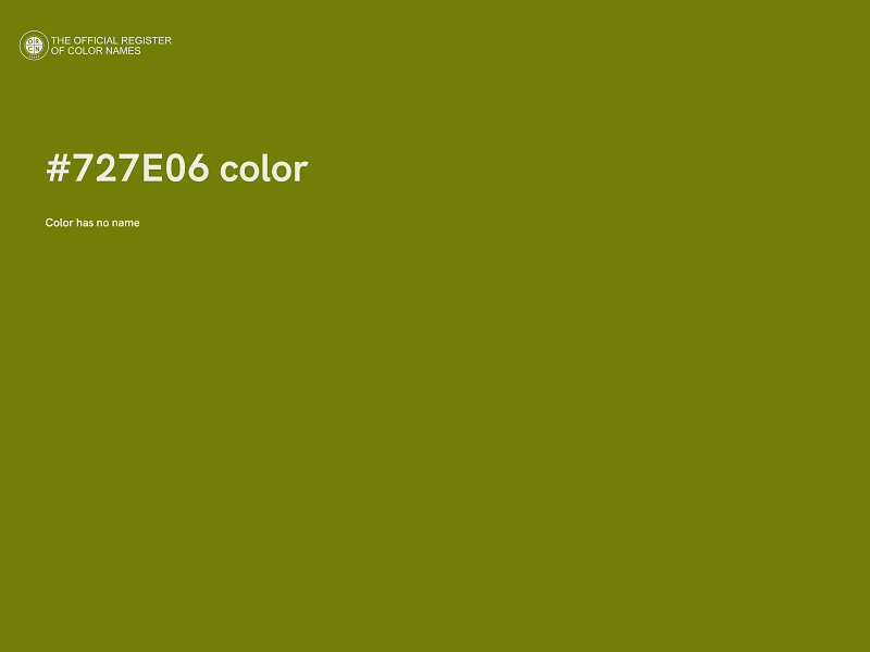 #727E06 color image