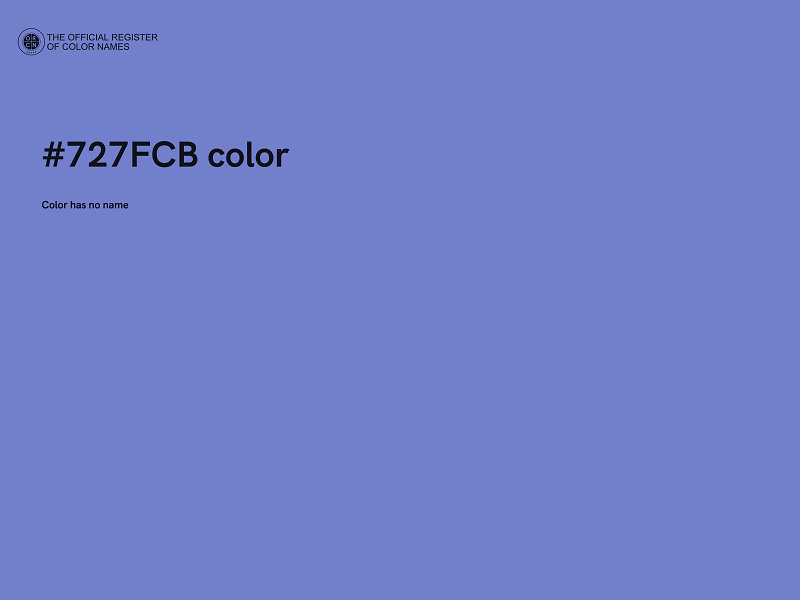 #727FCB color image