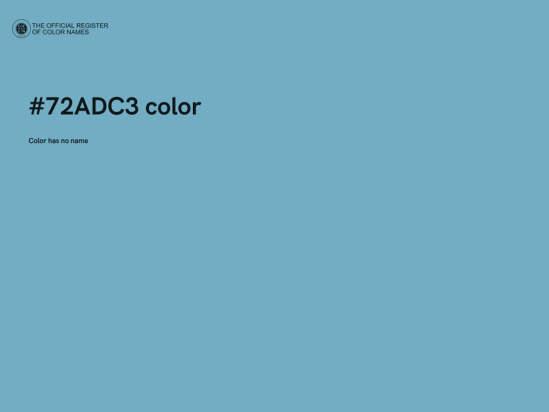 #72ADC3 color image