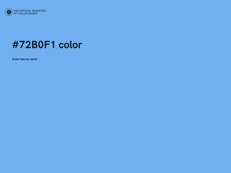 #72B0F1 color image