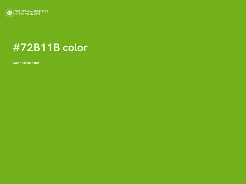 #72B11B color image