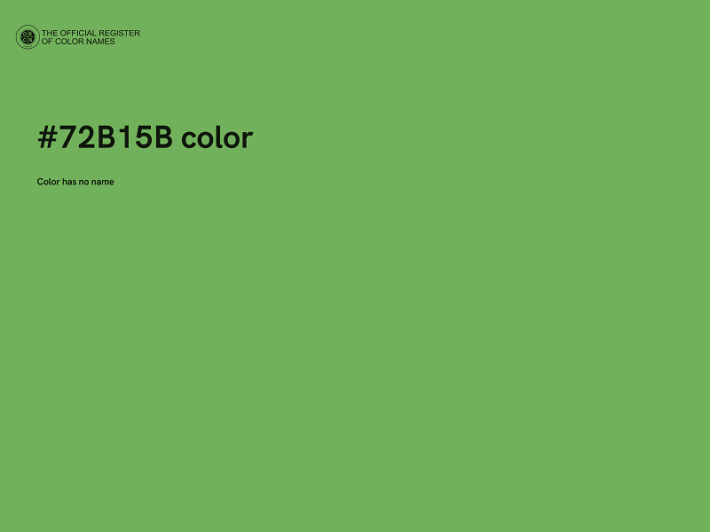 #72B15B color image