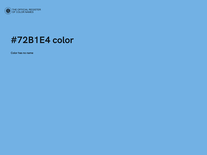 #72B1E4 color image