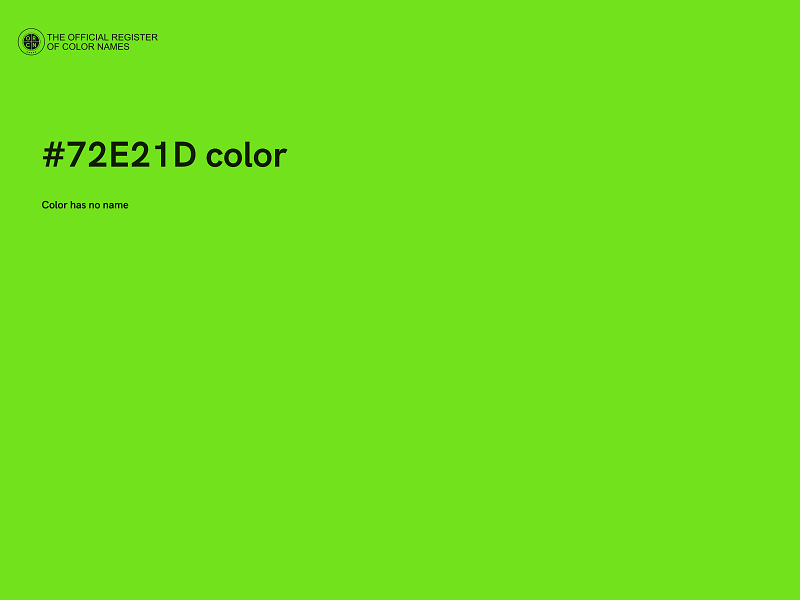 #72E21D color image