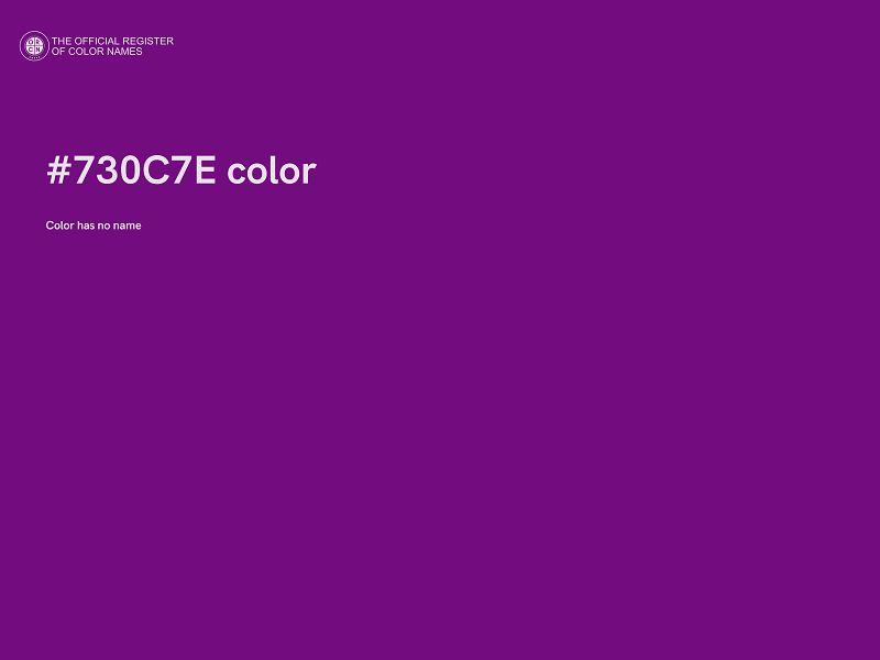 #730C7E color image