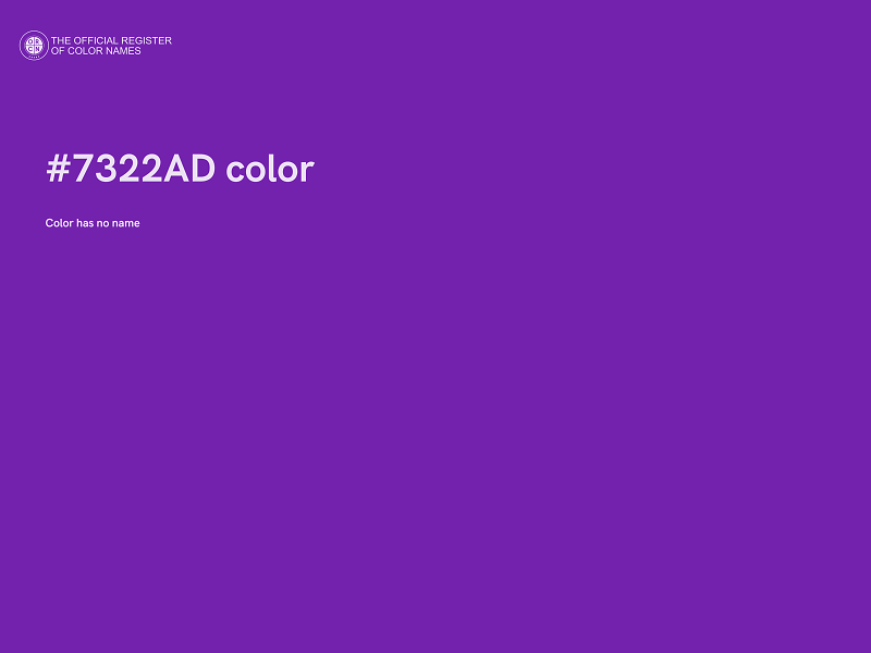 #7322AD color image