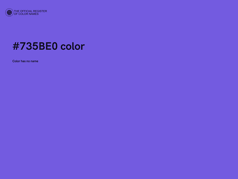 #735BE0 color image