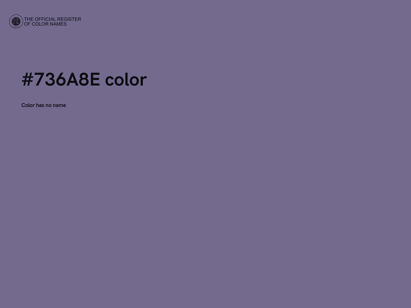 #736A8E color image