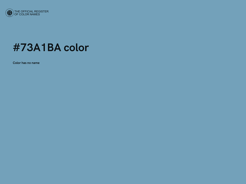 #73A1BA color image