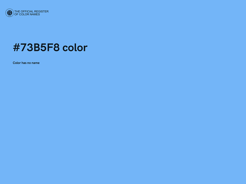 #73B5F8 color image