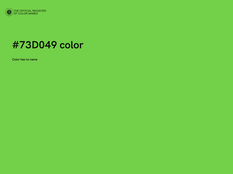 #73D049 color image